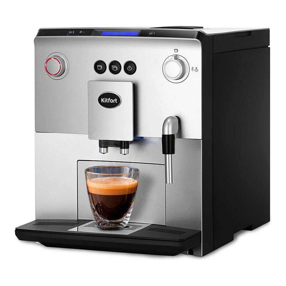 Изображение товара Автоматическая кофемашина KITFORT КТ-7319 с программами и дисплеем