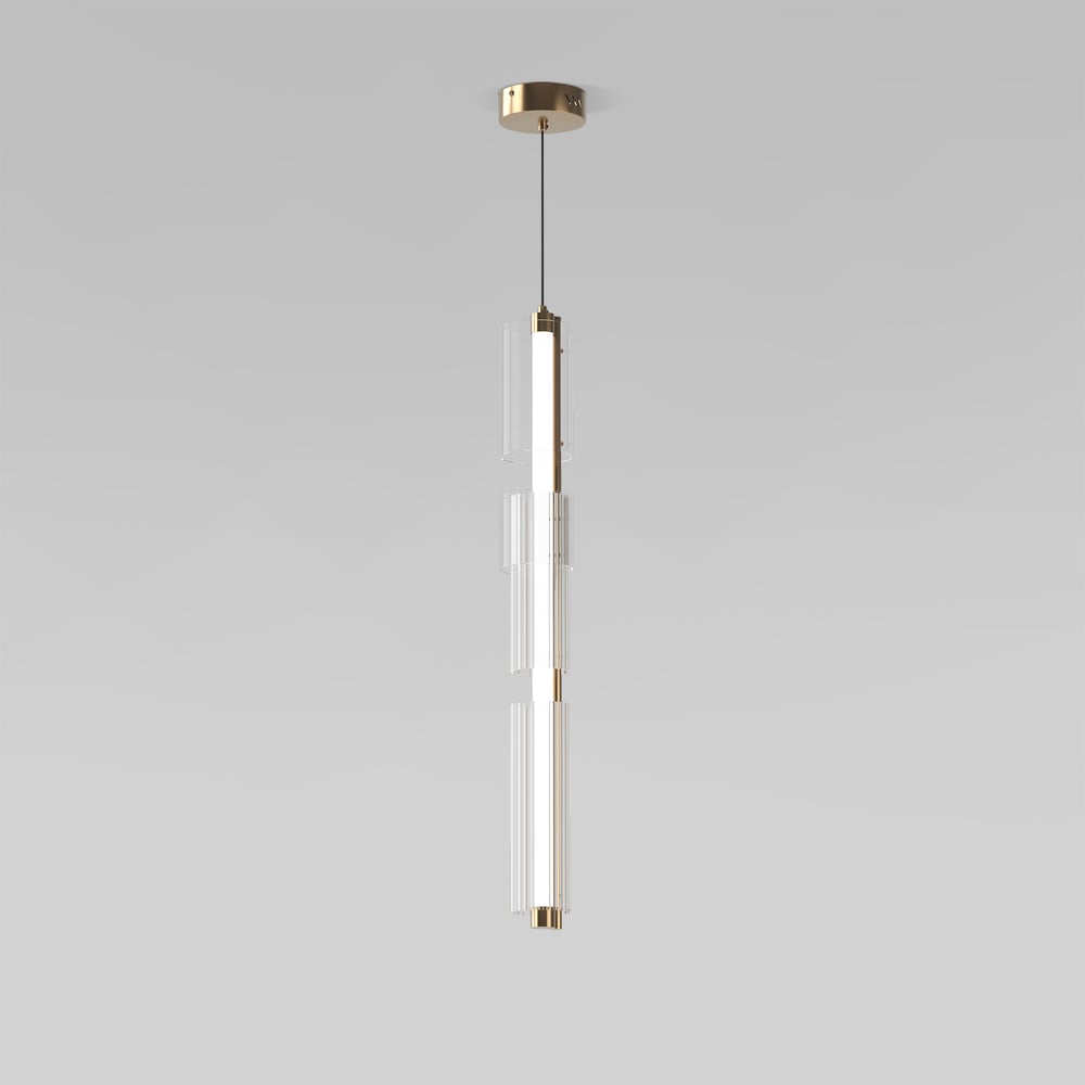 Изображение товара Подвесной светильник Eurosvet Selina 304071 LED арт-деко латунь