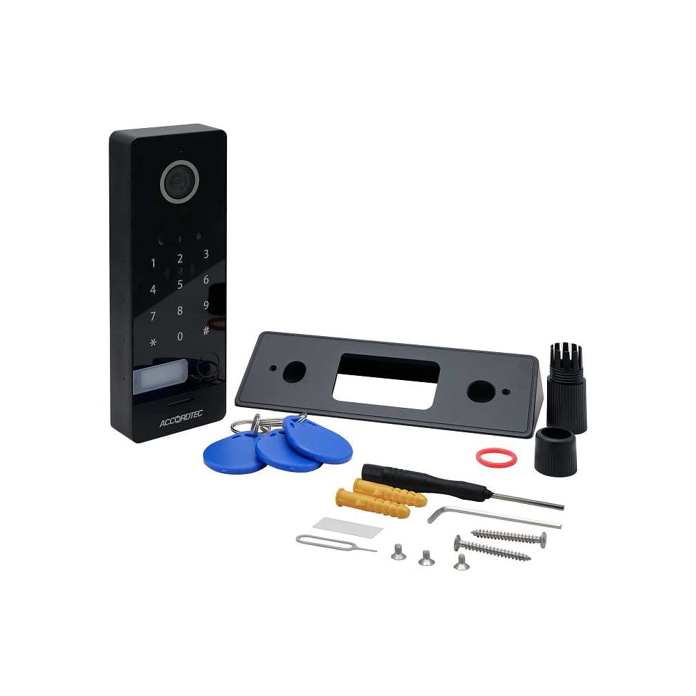 Изображение товара Вызывная панель ACCORDTEC AT-VD313H BL с видеокамерой 1920х1080 сенсорным управлением