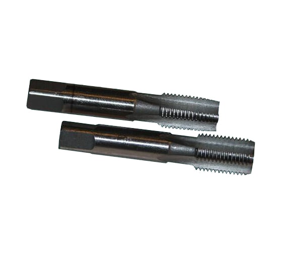 Изображение товара Метчик CNIC G 1 1/4" Р18 трубный цилиндрический, м/р. к-т из 2-х шт. 11 ниток/дюйм 15530