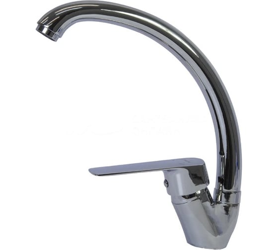 Изображение товара Смеситель для кухни MIXLINE 35k ML15-032 высокий излив б/отв боковая п/гайку без подводки 556658