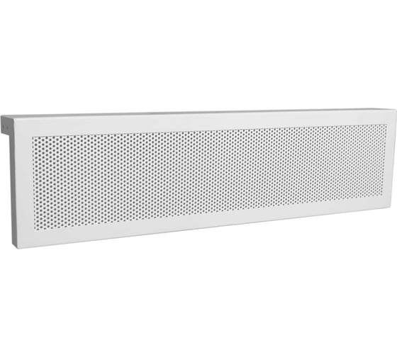 Изображение товара Экран на батарею ООО Вентмаркет 700х450х150 мм, с верхней перфорацией, разборный, цвет белый SCC700450
