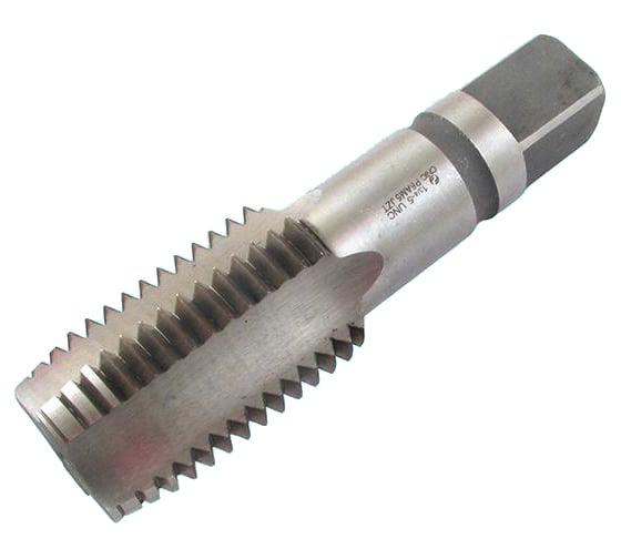 Изображение товара Метчик CNIC 1 1/8" UNC 60гр Р6АМ5 дюймовый, м/р., 7 ниток/дюйм для глухих отверстий 56438