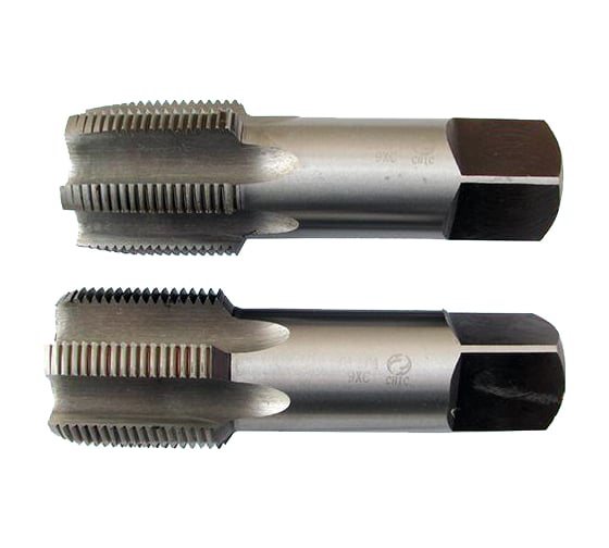 Изображение товара Метчик CNIC G 1 3/4" 9ХС трубный цилиндрический, ручной к-т из 2-х шт. 11 ниток/дюйм 7731