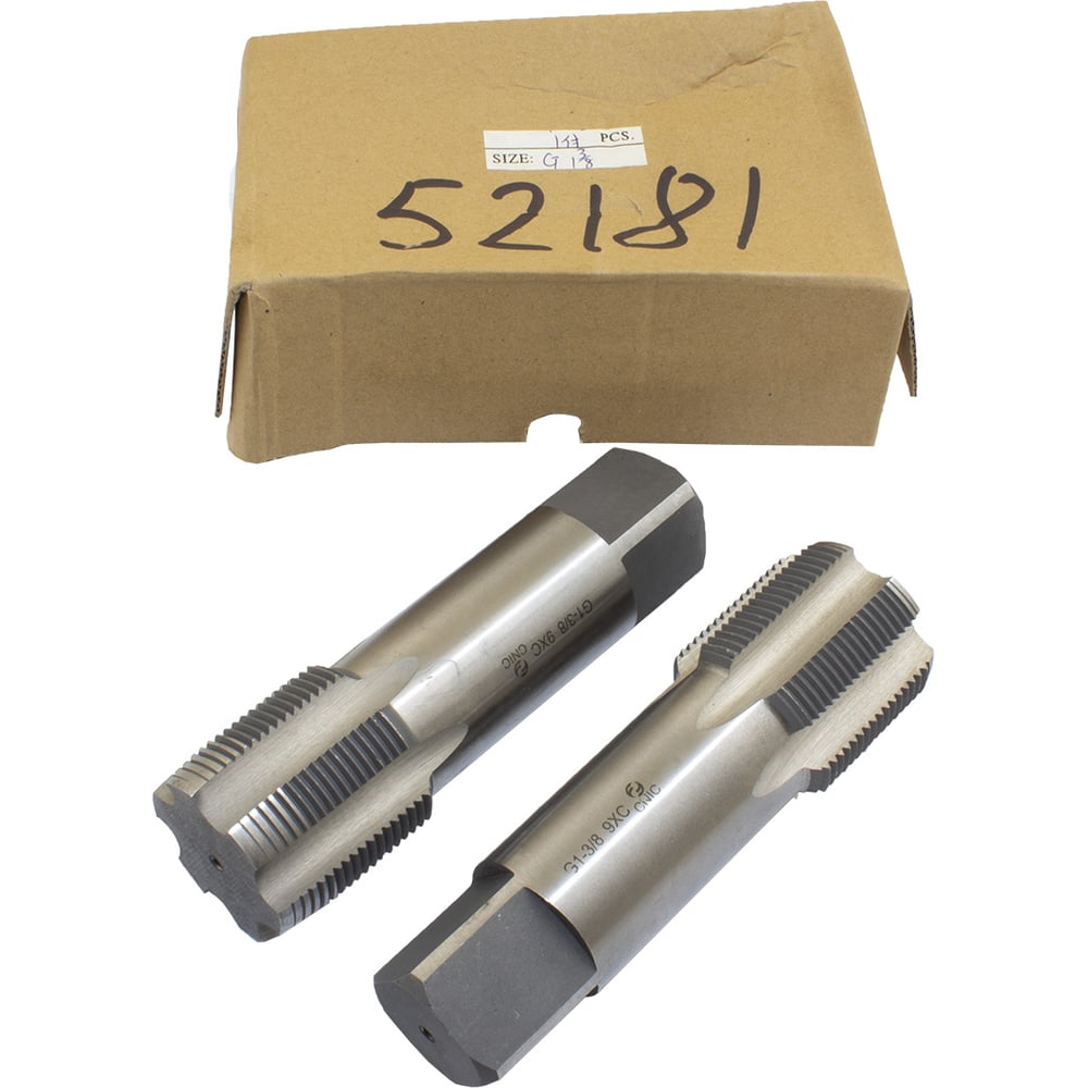 Изображение товара Метчик CNIC G 1 3/8" 9ХС 2 шт ручной комплект