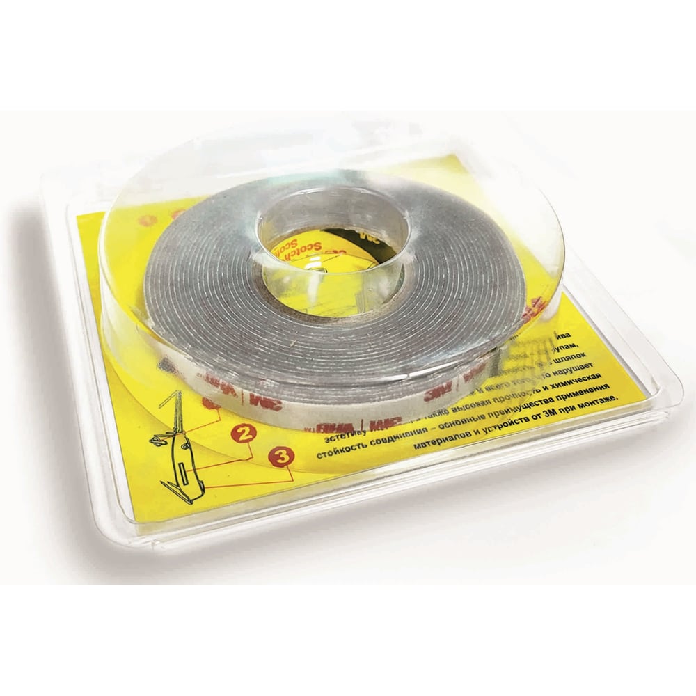 Изображение товара Двусторонняя монтажная лента 3М VHB RP45 6мм х 5м RP456