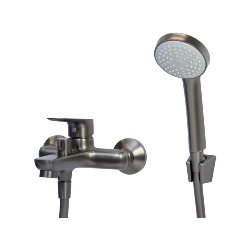 Изображение товара Смеситель для ванны MIXLINE 35k ML14-01GR графит стеновой однорычажный