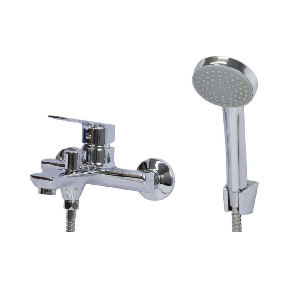 Изображение товара Смеситель для ванны MIXLINE 35k ML15-01 хром однорычажный настенный