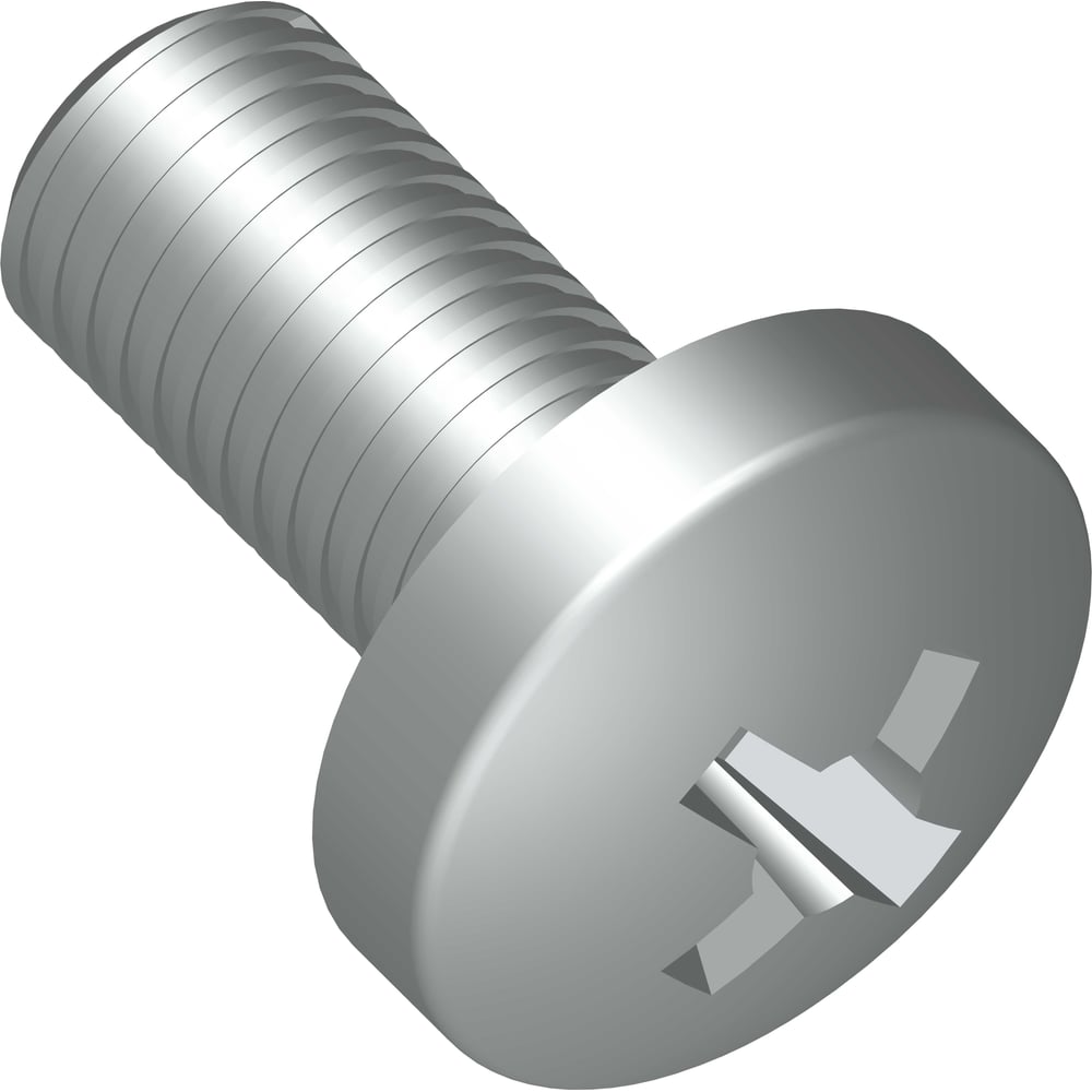 Изображение товара Винт УМС М6х10 DIN7985 200 шт крепеж для строительных работ