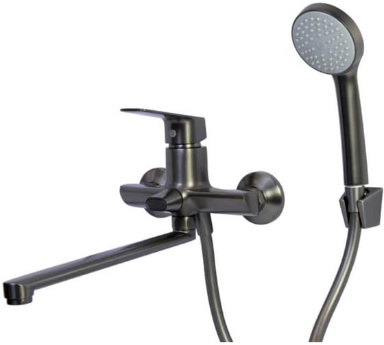 Изображение товара Смеситель для ванны и раковины MIXLINE 35k ML14-02GR графит 556607