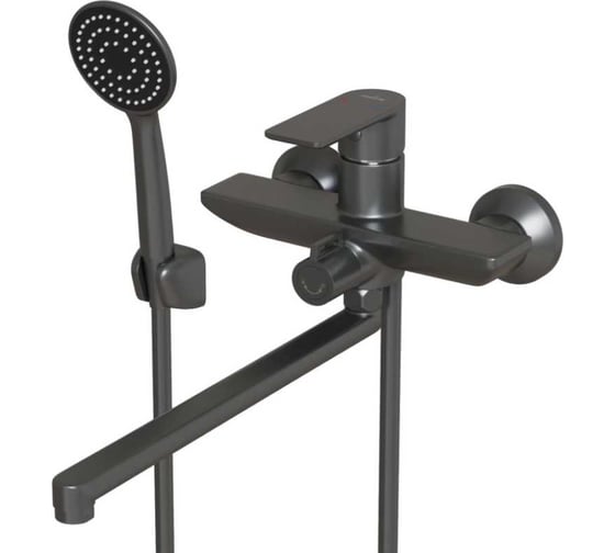 Изображение товара Смеситель для ванны и раковины MIXLINE 35k ML33-02GR City Graphite гоафит 556595