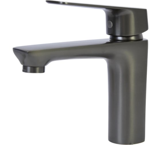 Изображение товара Смеситель для раковины MIXLINE 40k ML15-04GR б/отв п/гайку без подводки ГРАФИТ 556657