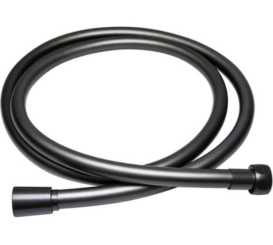 Изображение товара Шланг душевой MIXLINE 200 см имп/кон, силиконовый ГРАФИТ MIX-7-200 ЛЮКС блистер 557334