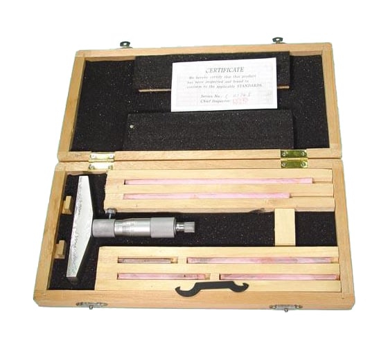 Изображение товара Глубиномер CNIC ГМ 0-100мм 0,01 Шан 440-120 35175