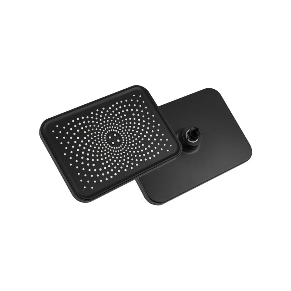 Изображение товара Лейка душевая GFmark тропический душ прямоугольная 260 х 180 мм черный