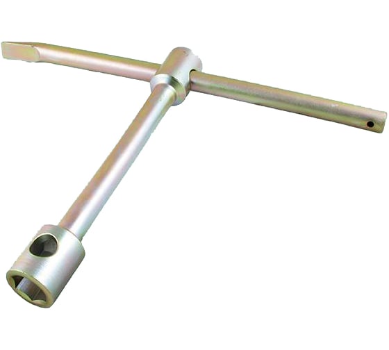 Изображение товара Торцевой ключ CNIC баллонный 27x32мм прямой L-300мм с воротком, цинк CrV LT006 53685