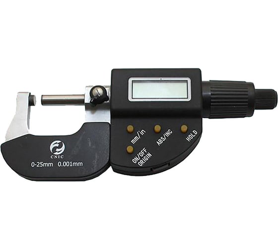 Изображение товара Микрометр CNIC гладкий МК- 25 0- 25 мм 0,001 электр. Шан 480-505D 27356