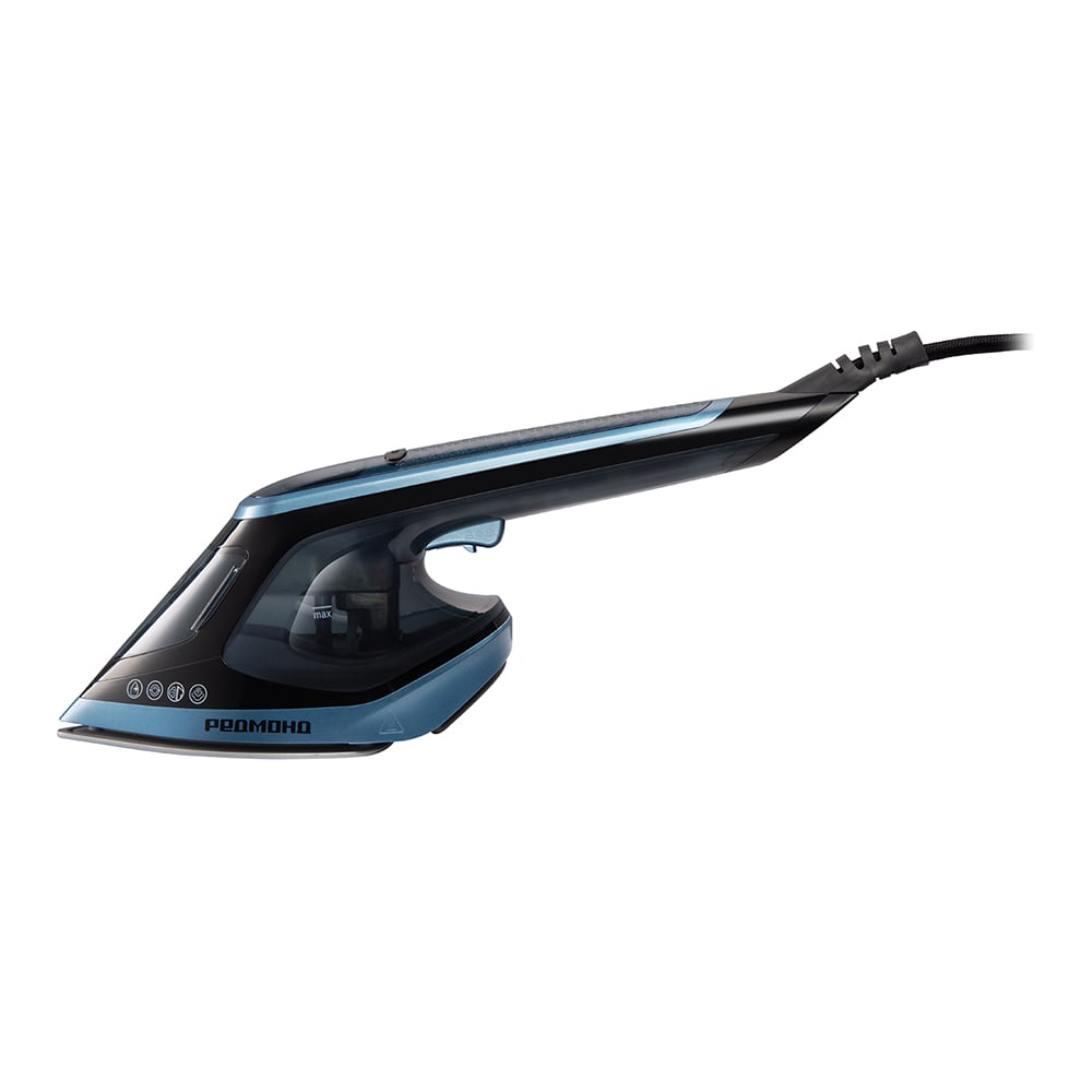 Изображение товара Отпариватель ручной РЕДМОНД SH1640 черный синий компактный мощный для дома и путешествий