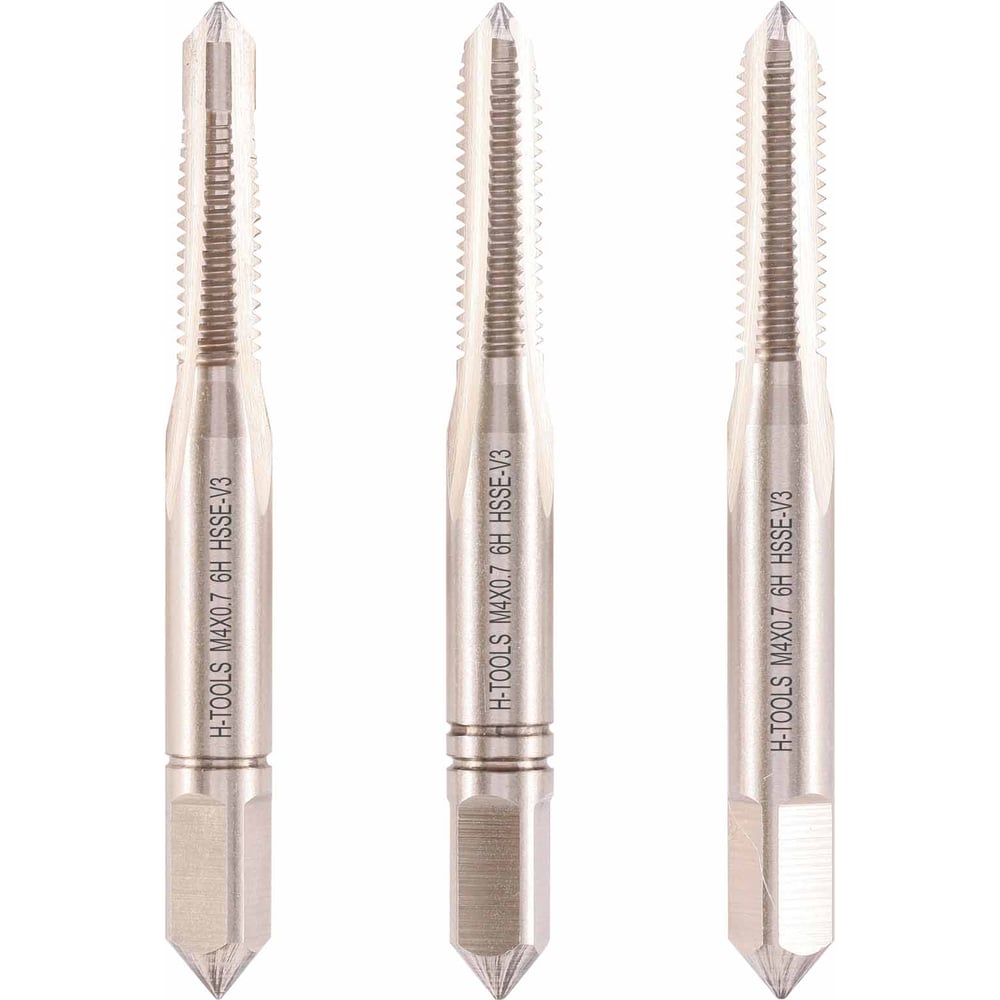 Изображение товара Метчик с направляющей H-Tools М4х0.7мм комплект из 3 шт