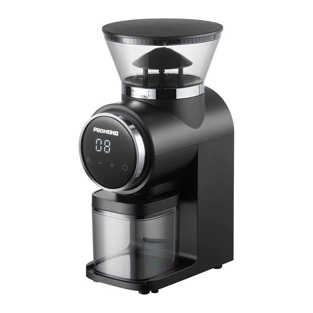 Изображение товара Кофемолка Redmond CG806 Черная с жерновами и сенсорными кнопками