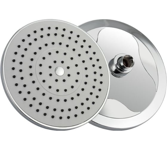 Изображение товара Лейка тропический душ GFmark круглая, из высокопрочного АБС пластика, D - 200 мм, в блистере, цвет хром 6150