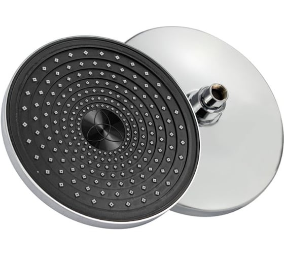 Изображение товара Лейка тропический душ GFmark круглая, из высокопрочного АБС пластика, DIAMOND, цвет хром 6157