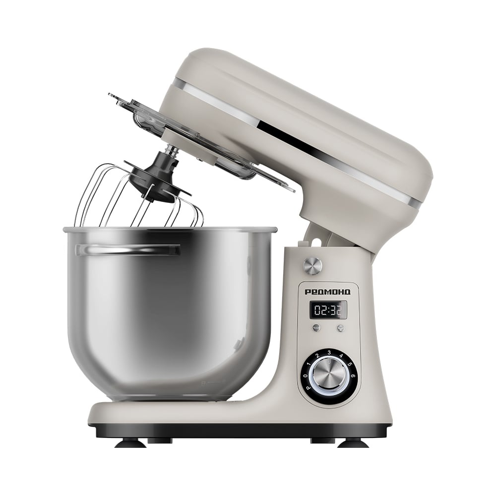 Изображение товара Планетарный миксер РЕДМОНД FM605 бежевый мощность 1000 Вт 6 скоростей