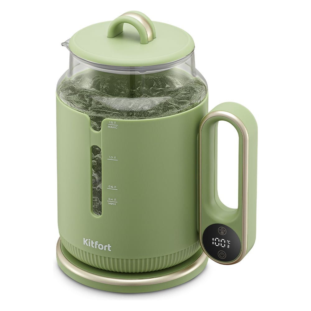 Изображение товара Чайник KITFORT КТ-6751 с регулировкой температуры и LED-индикатором