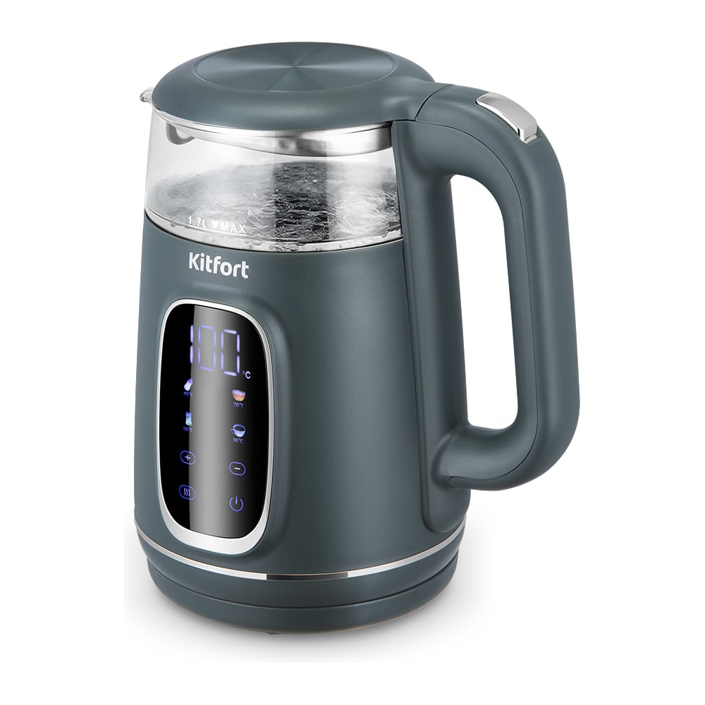 Изображение товара Электрический чайник KITFORT КТ-8755 с регулировкой температуры и дисплеем