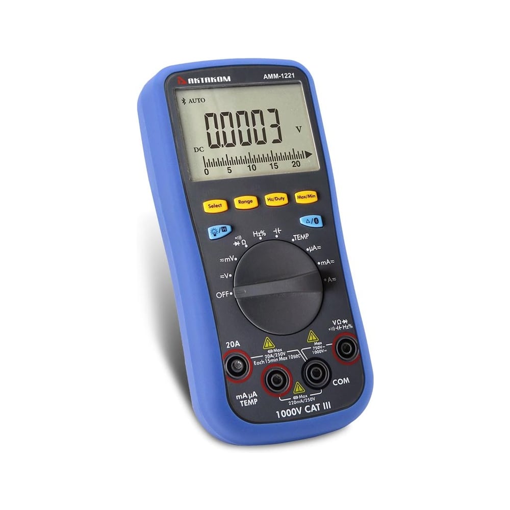 Изображение товара Цифровой мультиметр Актаком АММ-1221 с функцией True RMS