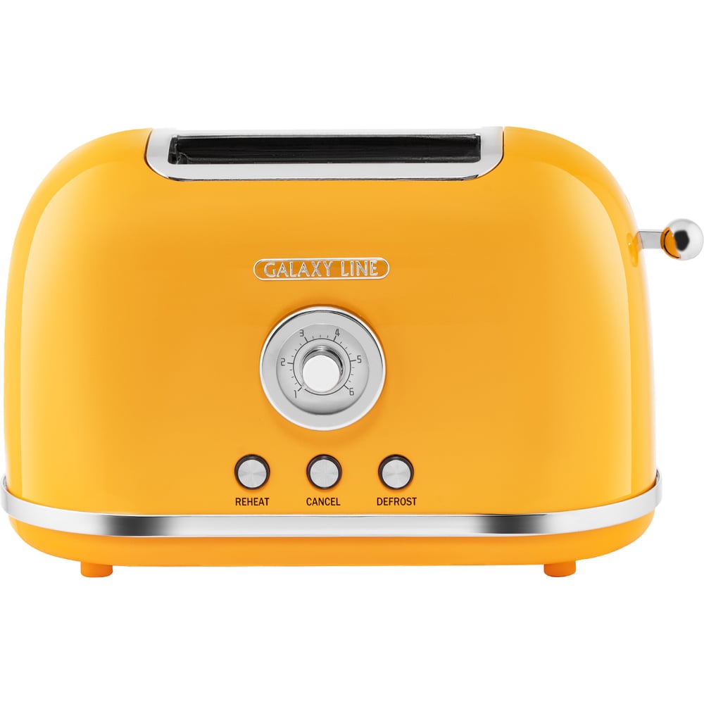 Изображение товара Электрический тостер Galaxy Line GL2915 900 Вт двухребристый желтый