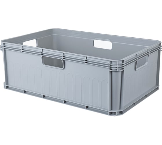 Изображение товара Ящик универсальный Restola «ЕВРОБОКС» 600Х400Х220 ММ, 45Л (Серый) 425232930