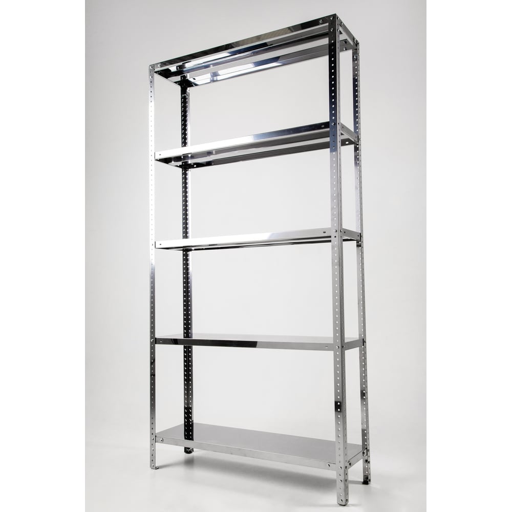 Изображение товара Стеллаж из нержавеющей стали ООО ФУРАМА СН 2000x1000x400 мм 5 полок