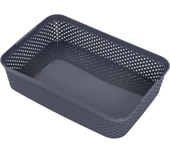 Изображение товара Корзина для хранения HOBBY LIFE DIAMOND тёмно-серая HL041269DG