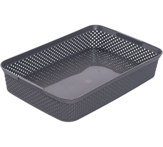 Изображение товара Корзина для хранения HOBBY LIFE DIAMOND тёмно-серая HL041270DG