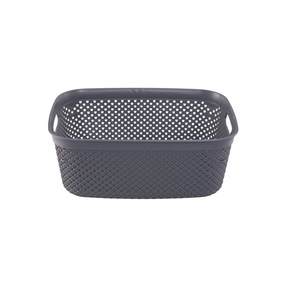 Изображение товара Корзина HOBBY LIFE DIAMOND тёмно-серая 28.5х21х11 см