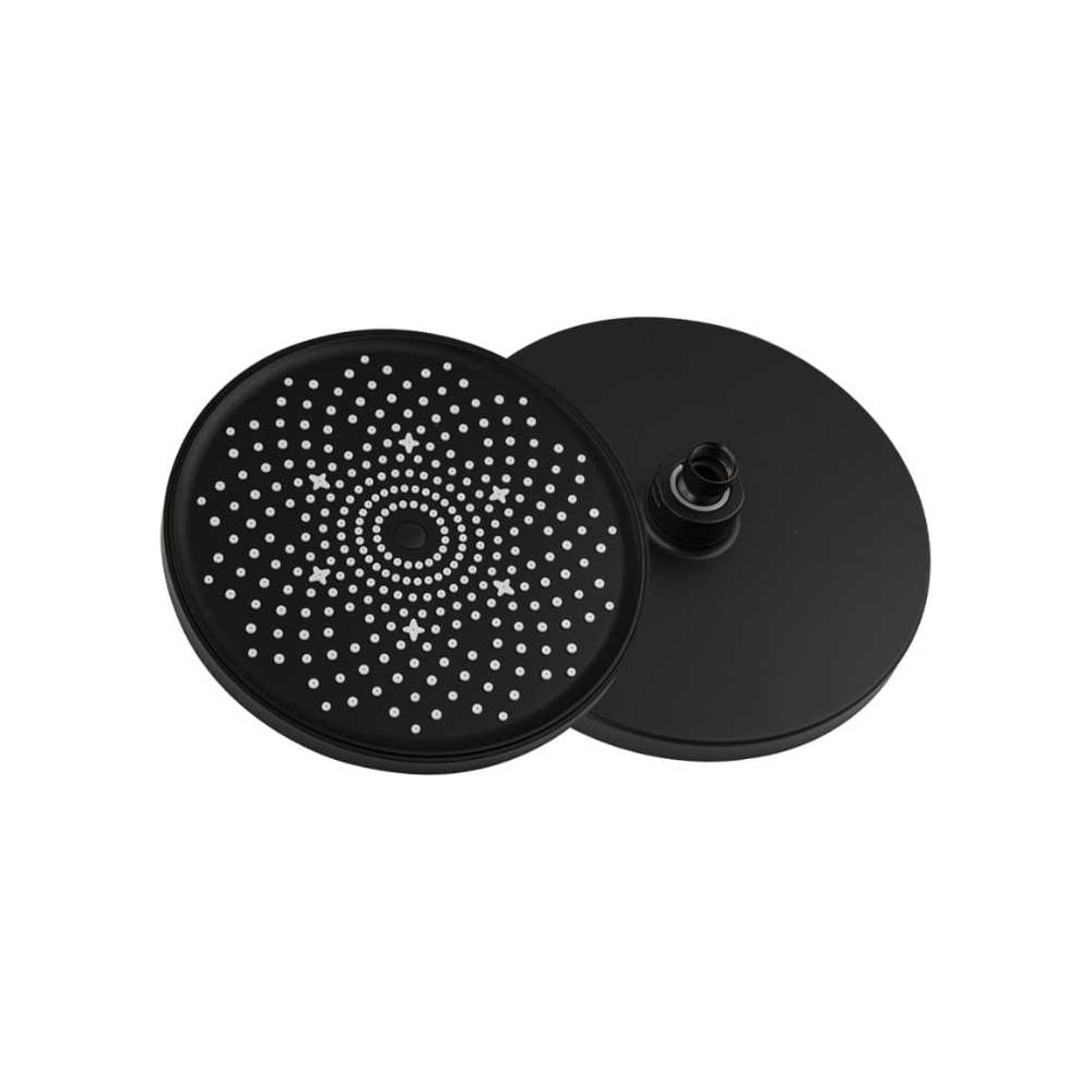 Изображение товара Лейка душевая тропический душ Gfmark круглая черный 6146