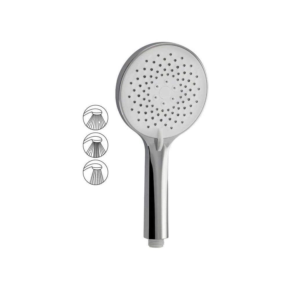 Изображение товара Лейка душевая массажная GFmark круглая хромированная 3 режима