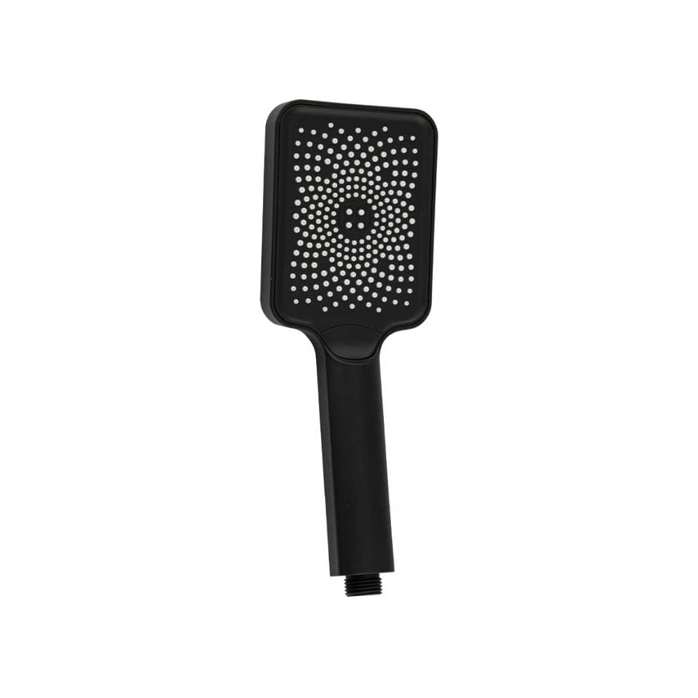 Изображение товара Лейка душевая массажная GFmark прямоугольная из ABS пластика черная 6093