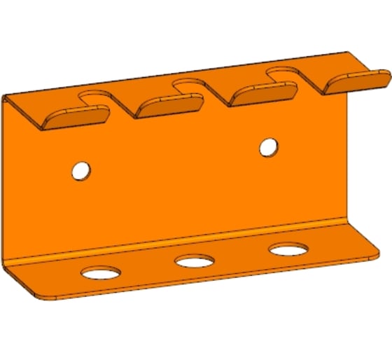 Изображение товара Держатель для отверток двойной, оранжевый, 110х30 мм Parallax Параллакс 523OR030050110-OTV