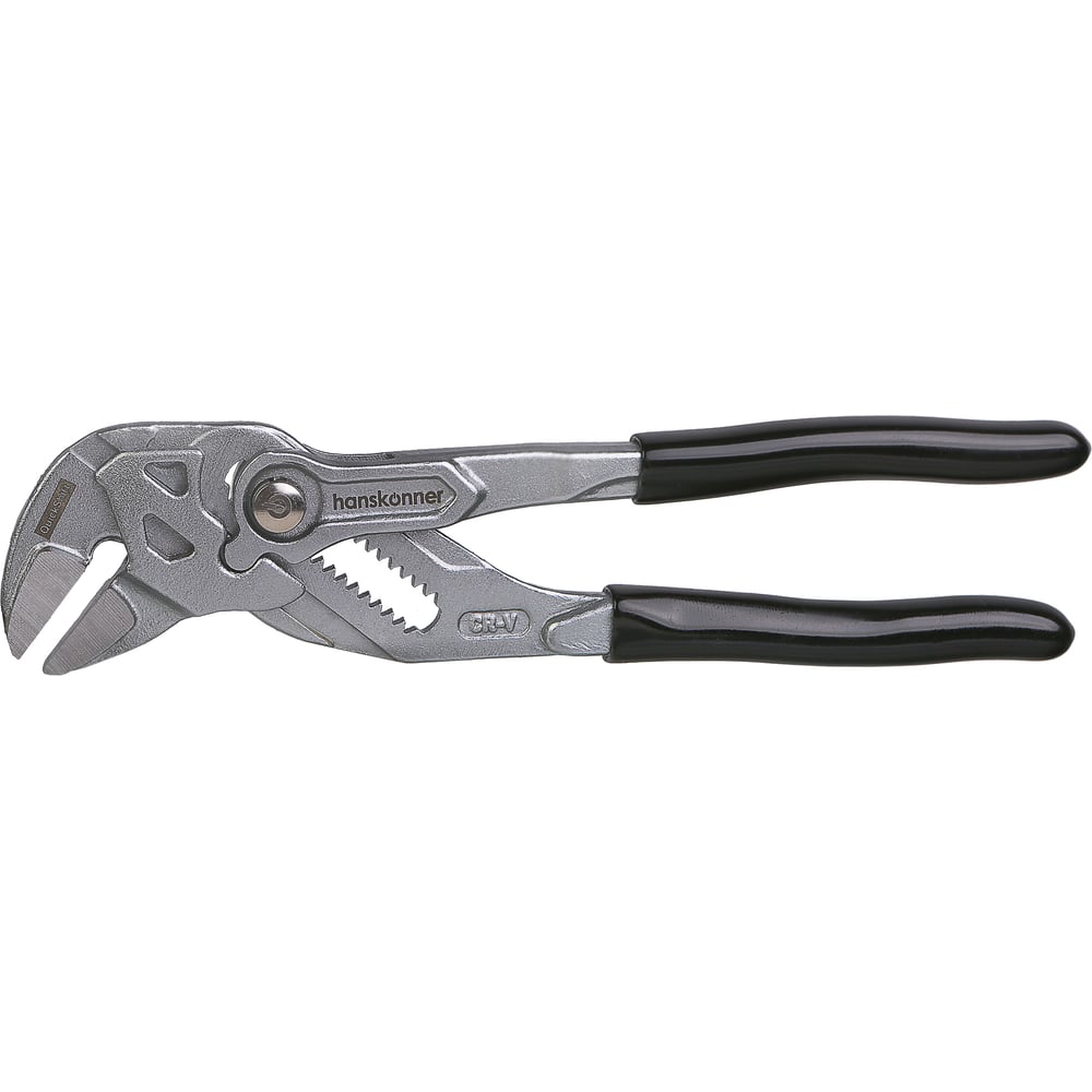 Изображение товара Клещи переставные Hanskonner 175 мм с кнопочным фиксатором и покрытием ПВХ