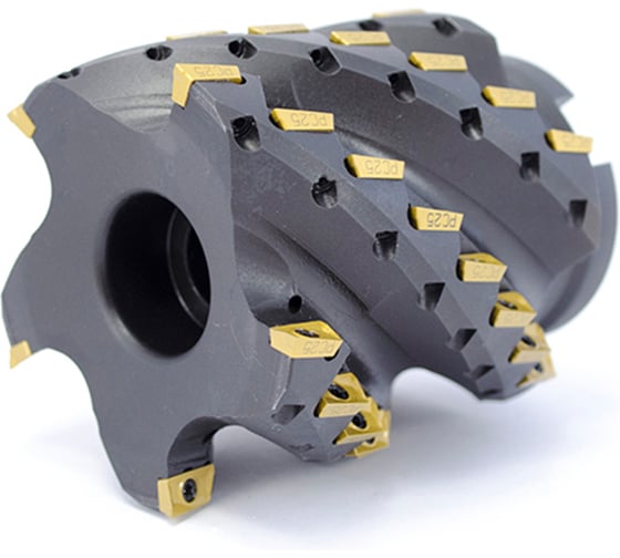 Изображение товара Фреза торцово-цилиндрическая насадная Русский Инструмент 63x40x60 кукуруза с механическим креплением 4гранных пластин APKT 11T304 Z=4 dпос=27 СОЖ AH290-R063.040.04.A27.C ri.30 ri.300.102