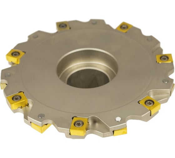 Изображение товара Фреза трехсторонняя Русский Инструмент 160х12х40 с механическим креплением 4гранных пластин с тангенциальным креплением ZNHX 06 Z=14 (2х7) с фланцем AS490-R160.12.07.B40 ri.181.349