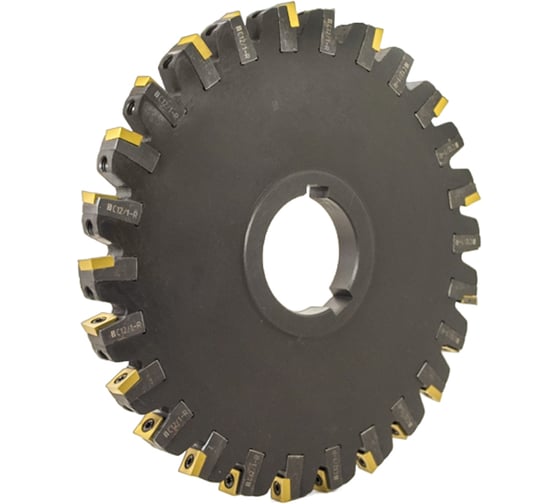 Изображение товара Фреза трехсторонняя Русский Инструмент 250х16-19х60 с механическим креплением 4гранных пластин SPMT 120408 Z=26 (2х13) AS290-250.1619.13.D60 NOX ri.181.159