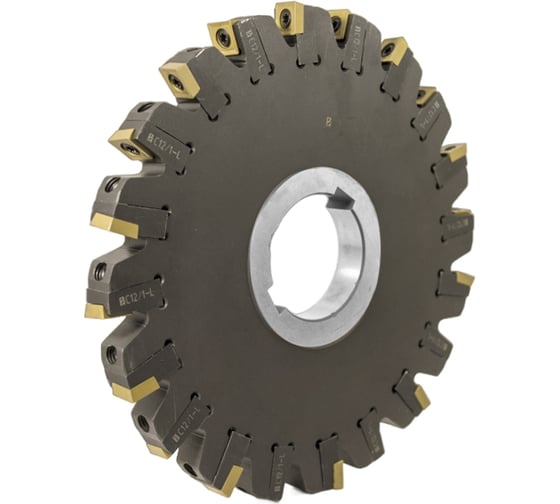 Изображение товара Фреза трехсторонняя Русский Инструмент 200х16-19х50 с механическим креплением 4гранных пластин SPMT 120408 Z=20 (2х10) AS290-200.1619.10.D50 ri.181.51