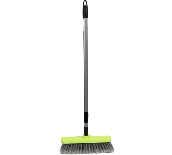 Изображение товара Щетка для сухой уборки пола In'Loran телескопическая ручка 70-120 см, салатовый M-100SLT