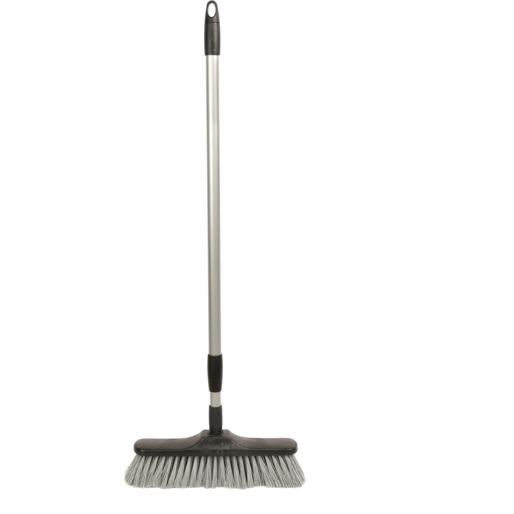 Изображение товара Щетка для пола In'Loran с телескопической ручкой 70-120 см серый