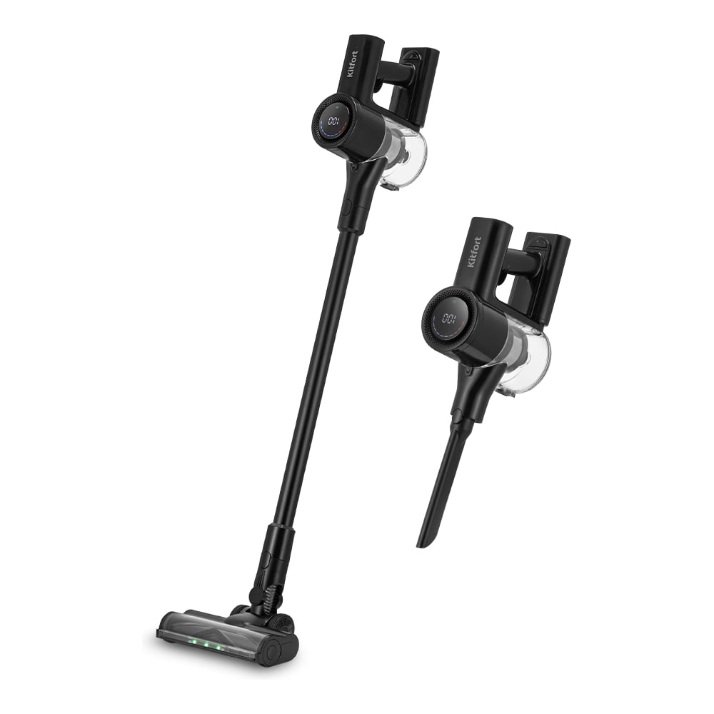 Изображение товара Вертикальный беспроводной пылесос KITFORT КТ-5550 с турбощеткой и подсветкой