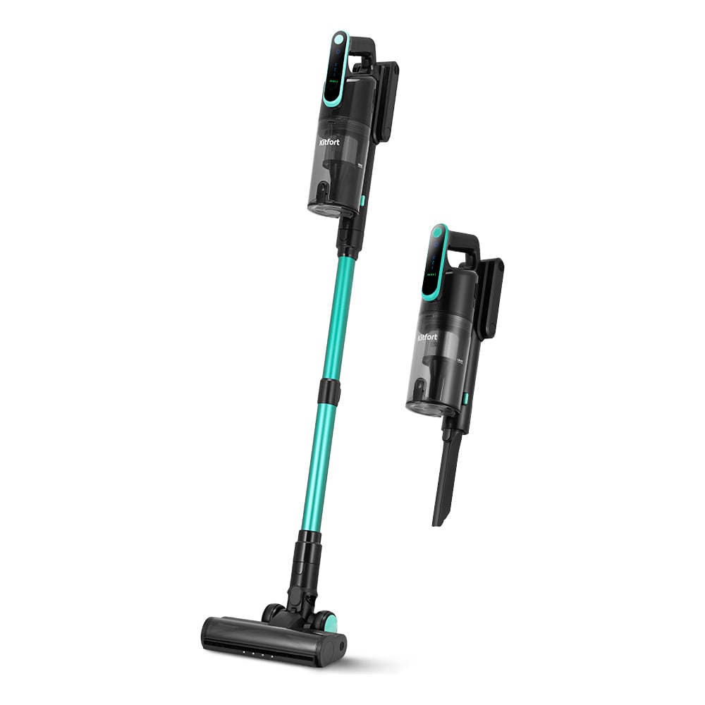 Изображение товара Вертикальный беспроводной пылесос KITFORT КТ-5568 с циклоническим фильтром