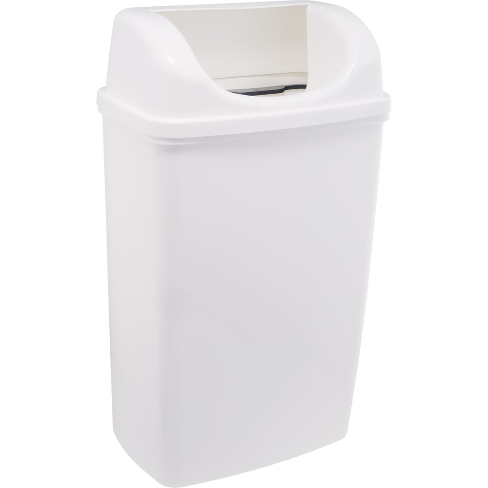 Изображение товара Пластиковая подвесная корзина для мусора 50 л Merida KEB102 белая